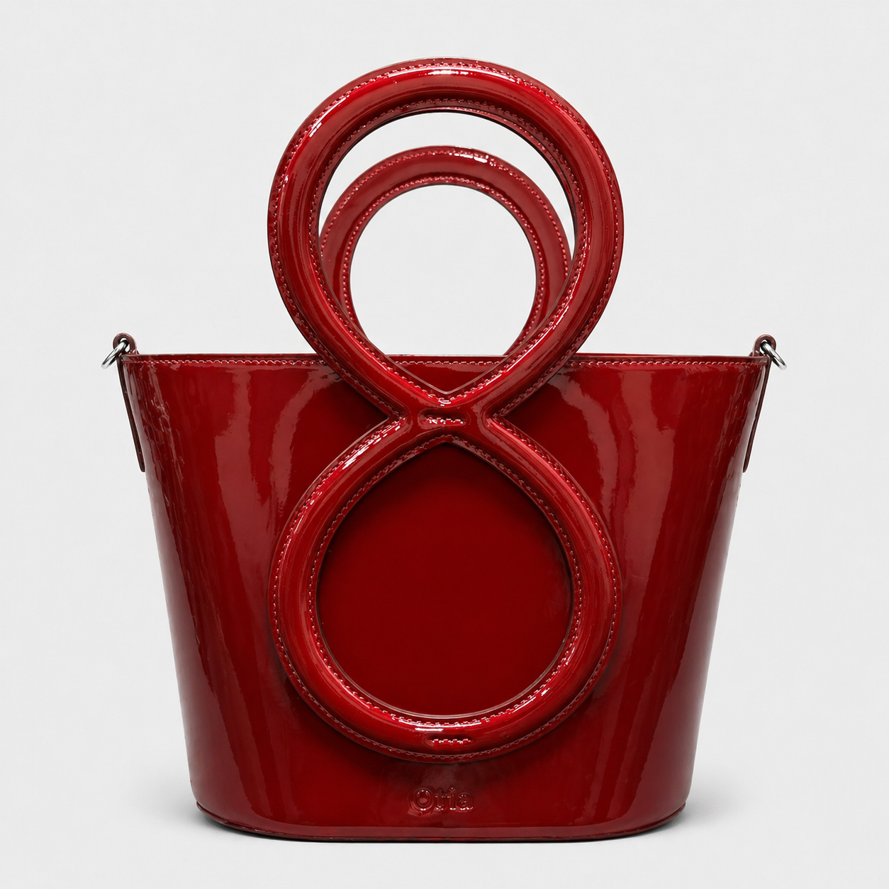 Infinity Bag - Patent Leather Red