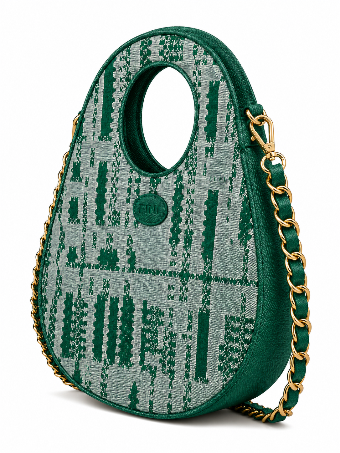 Oval Bag - Emerald