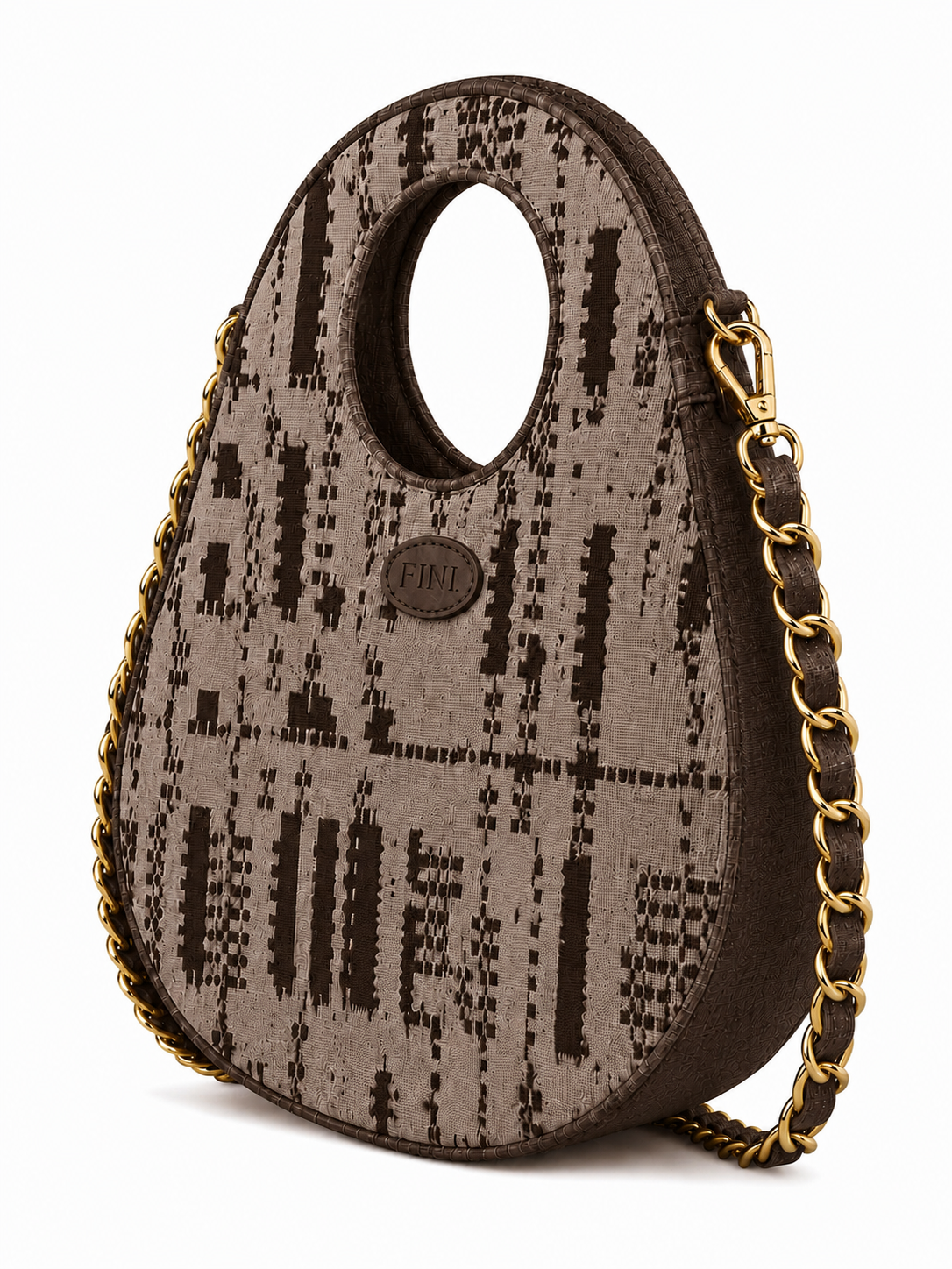 Oval Bag - Chocolate
