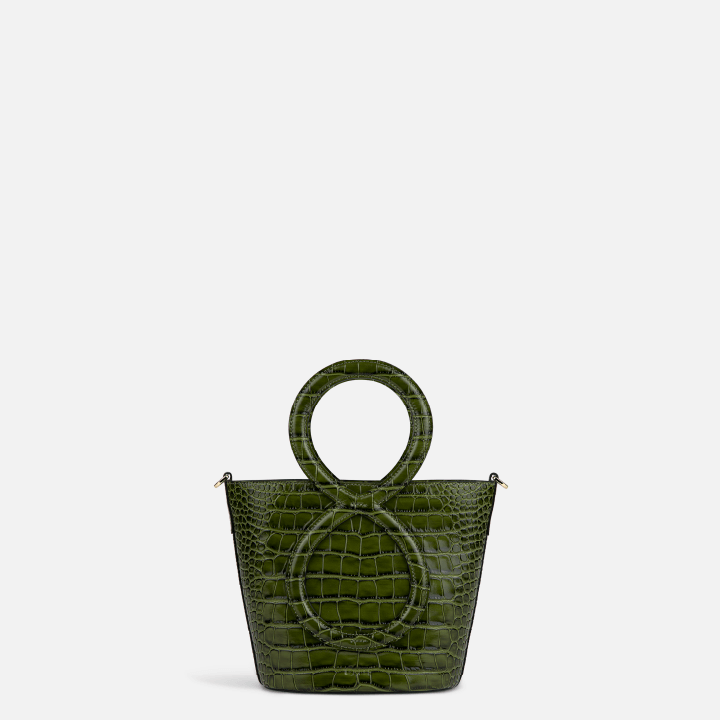 Infinity Bag 14 S - Green Embossed