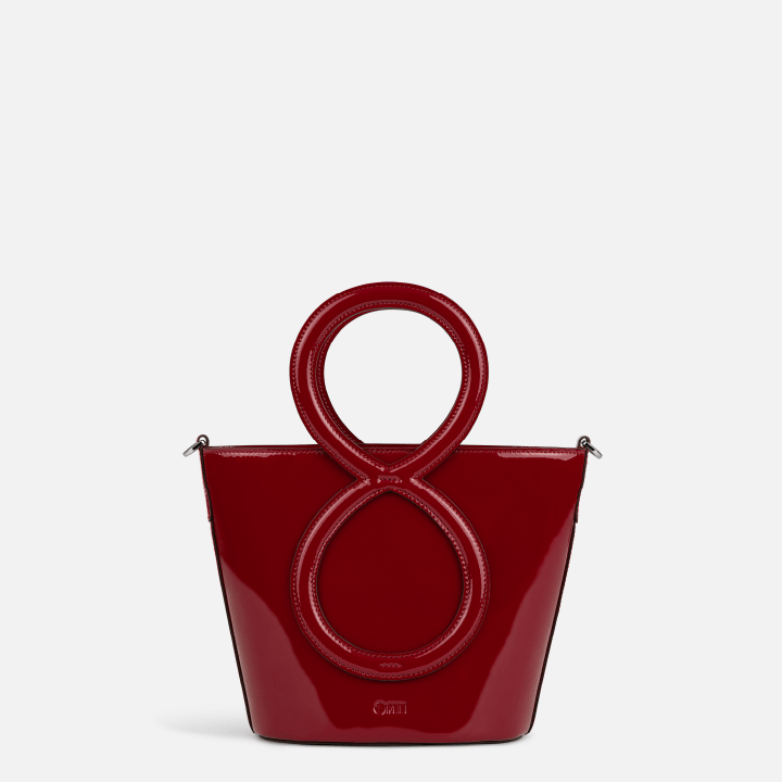 Infinity Bag 18 M - Patent Leather Red