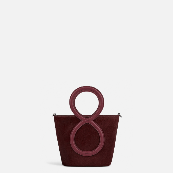 Infinity Bag 14 S - Red Calf Hair
