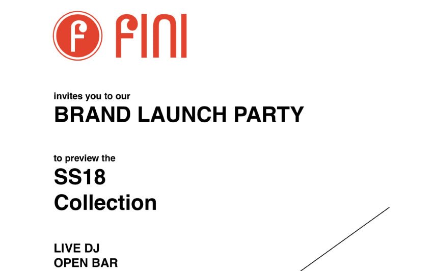 BRAND LAUNCH 02/16/2018 & 02/17/2018 - Fini Brand