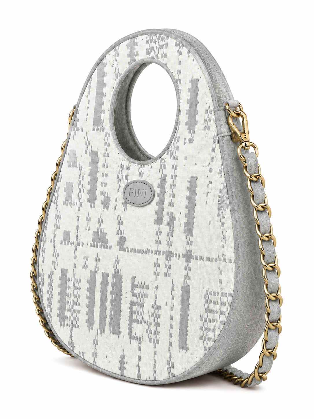 Oval Bag - Silver