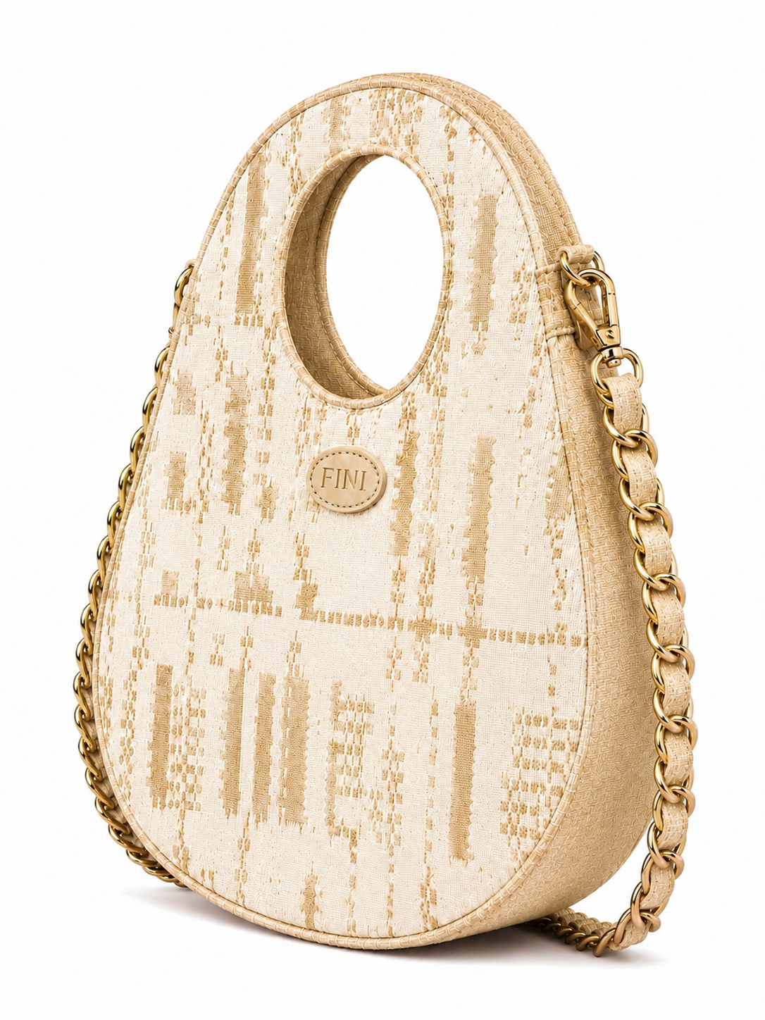 Oval Bag - Cream Beige