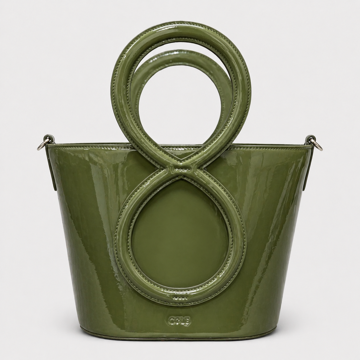 Infinity Bag - Patent Leather Green