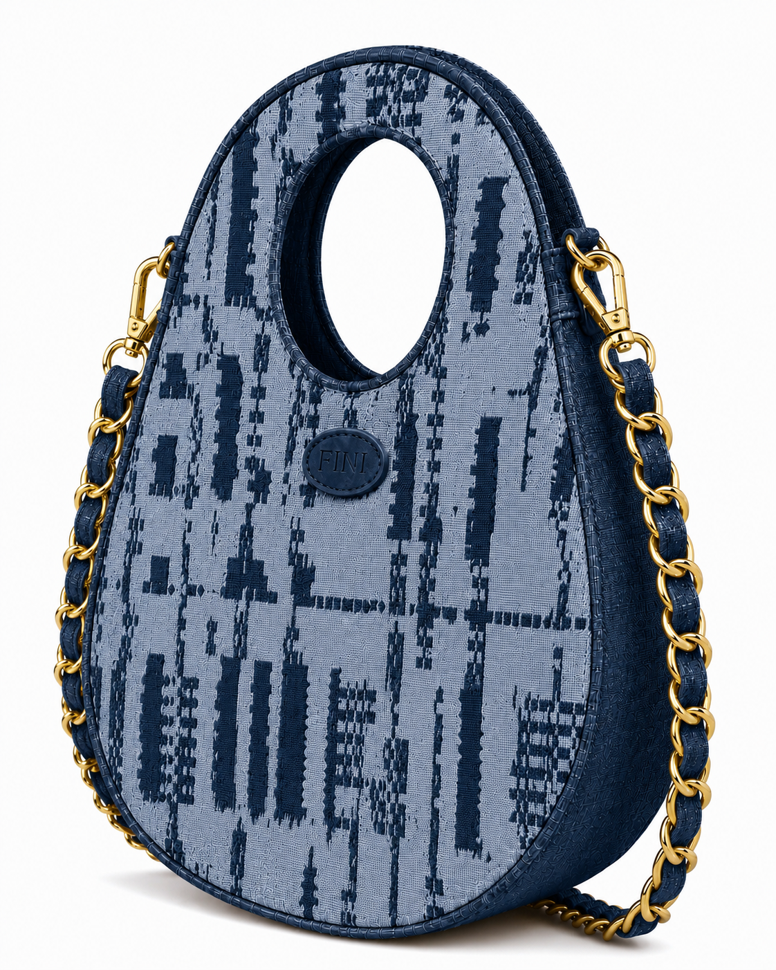 Oval Bag - Navy
