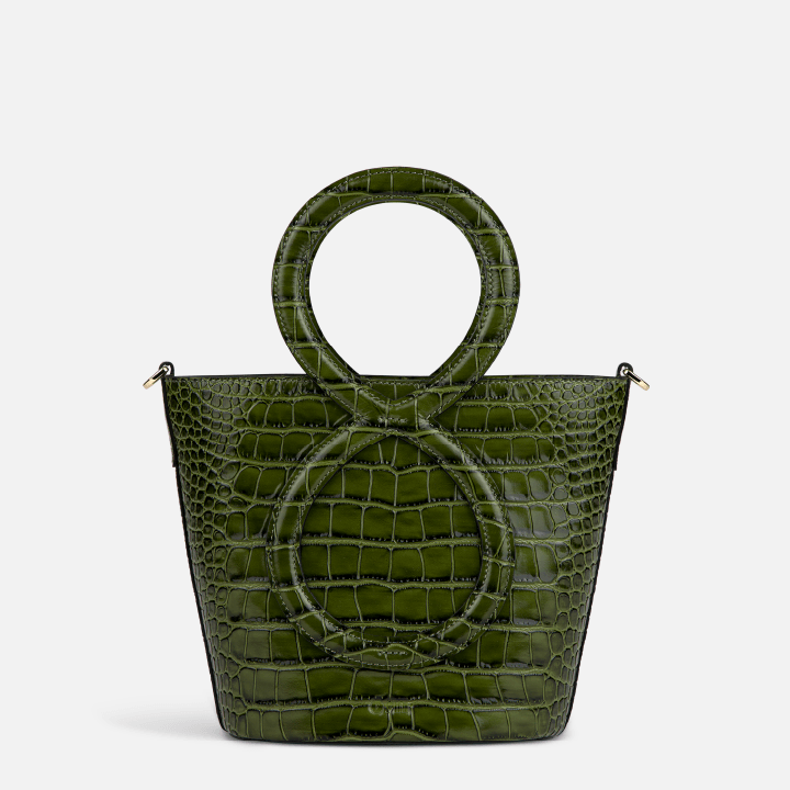 Infinity Bag 22 L - Green Embossed