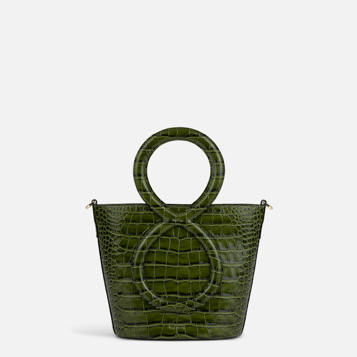 Infinity Bag 18 M - Green Embossed