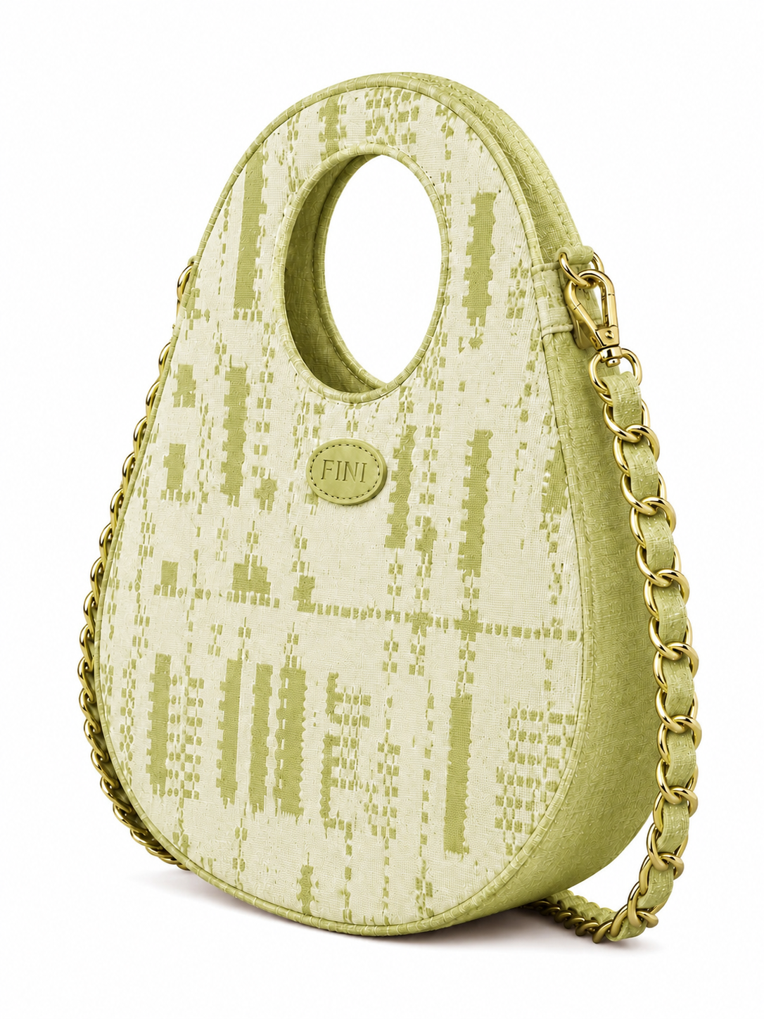 Oval Bag - Lime