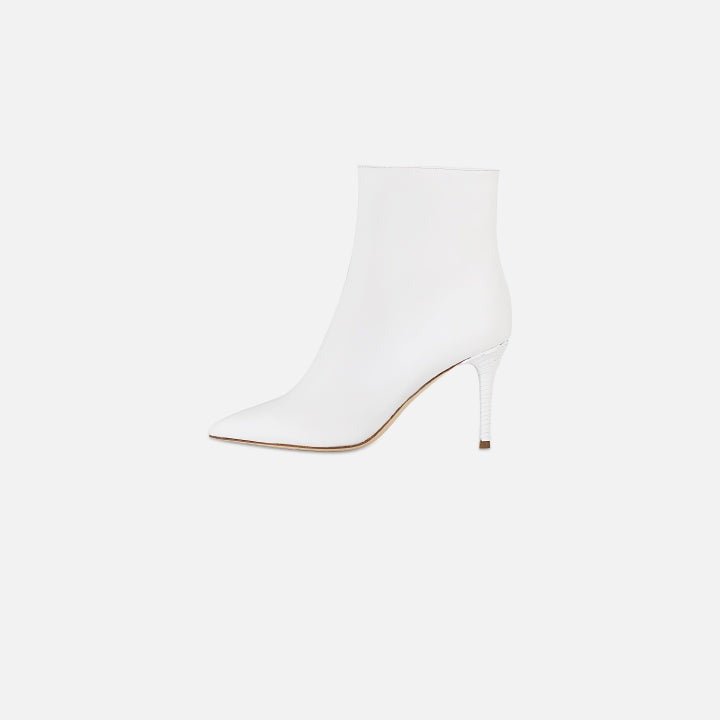 Claire Ankle Boot - White - Fini Brand